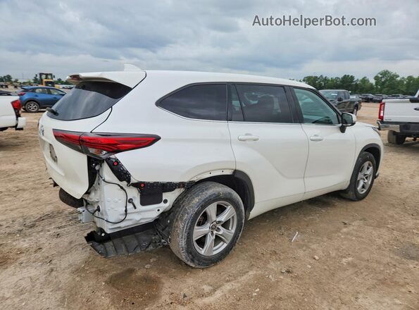 5TDCZRAH3LS001365 2020 TOYOTA HIGHLANDER White Հետևի աջ