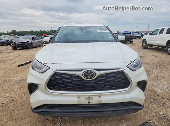 5TDCZRAH3LS001365 2020 TOYOTA HIGHLANDER White Դիմացի տեսք
