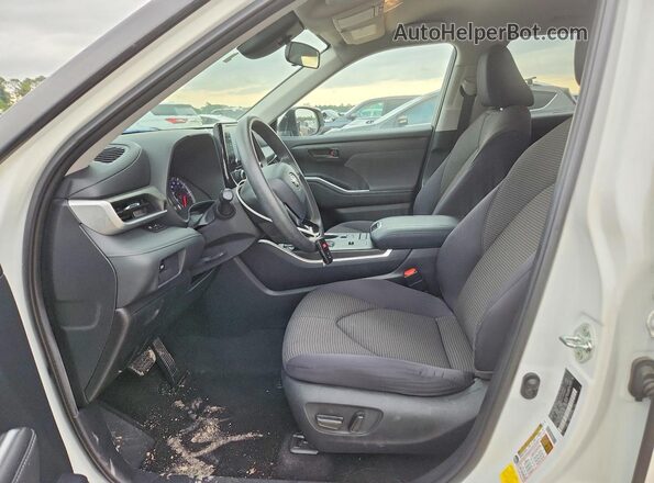 5TDCZRAH3LS001365 2020 TOYOTA HIGHLANDER White Սալոնի դիմացի տեսք