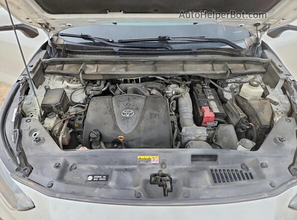 5TDCZRAH3LS001365 2020 TOYOTA HIGHLANDER White Սալոնի հետևի տեսք