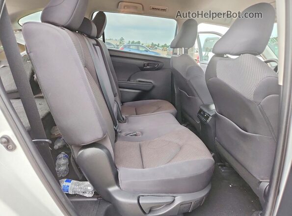 5TDCZRAH3LS001365 2020 TOYOTA HIGHLANDER White Հետևի նստատեղերի տեսք