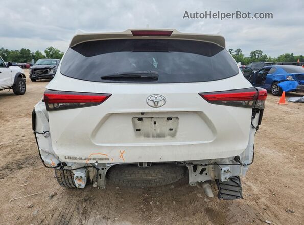 5TDCZRAH3LS001365 2020 TOYOTA HIGHLANDER White Հետևի տեսք