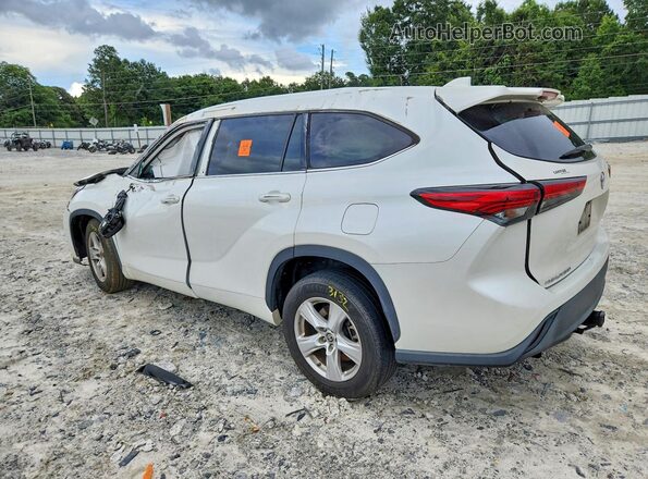 5TDCZRAH3LS028789 2020 TOYOTA HIGHLANDER White Rear left