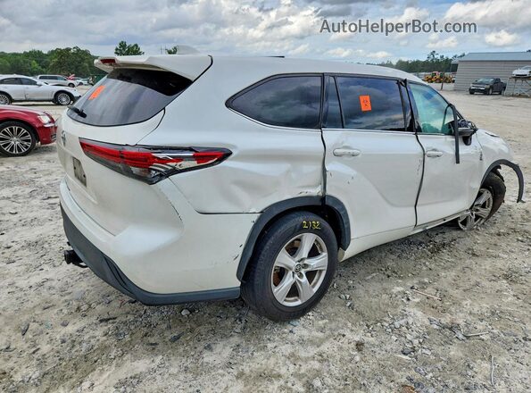 5TDCZRAH3LS028789 2020 TOYOTA HIGHLANDER White Rear right