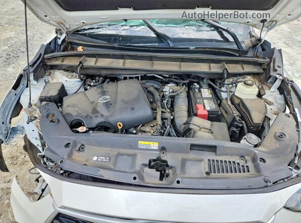 5TDCZRAH3LS028789 2020 TOYOTA HIGHLANDER White Engine compartment view