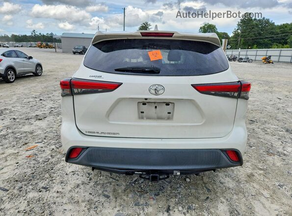 5TDCZRAH3LS028789 2020 TOYOTA HIGHLANDER White Rear view