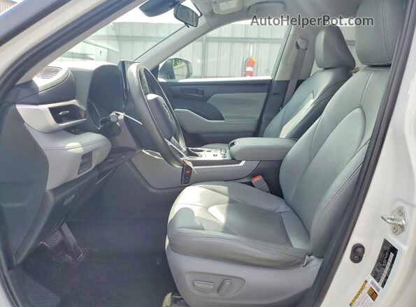 5TDCZRAH3LS503292 2020 TOYOTA HIGHLANDER White Front interior view