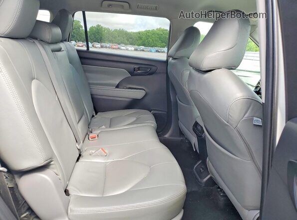 5TDCZRAH3LS503292 2020 TOYOTA HIGHLANDER White Rear interior view