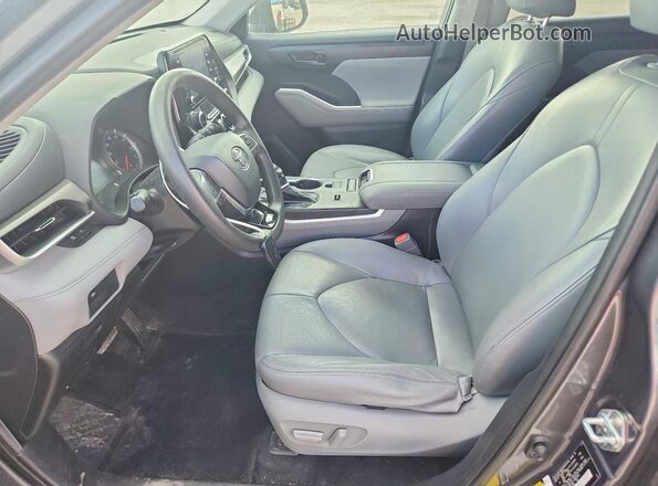 5TDCZRAH4MS517459 2021 TOYOTA HIGHLANDER Gray Vista interior delantera
