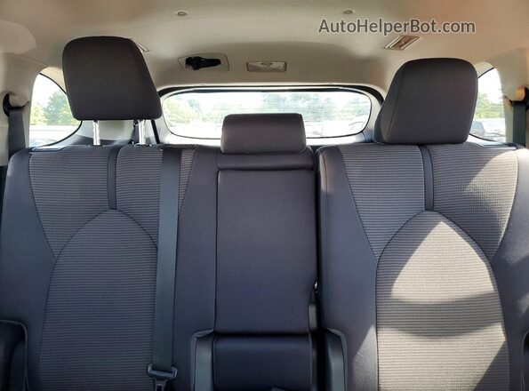 5TDCZRBH4LS505731 2020 TOYOTA HIGHLANDER Black Հետևի նստատեղերի տեսք
