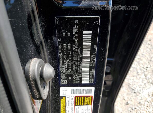 5TDCZRBH4LS505731 2020 TOYOTA HIGHLANDER Black VIN կոդի պիտակի տեսք