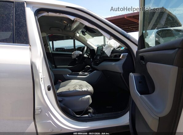 5TDCZRBH4MS523289 2021 TOYOTA HIGHLANDER Белый Вид салона спереди