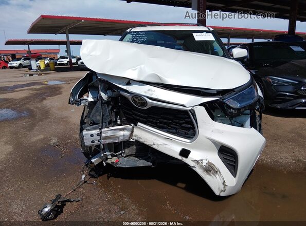 5TDCZRBH4MS523289 2021 TOYOTA HIGHLANDER Белый Вид спереди