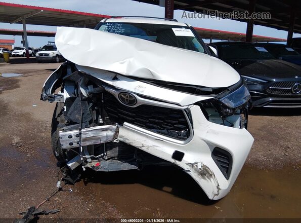 5TDCZRBH4MS523289 2021 TOYOTA HIGHLANDER Белый Вид щитка приборов