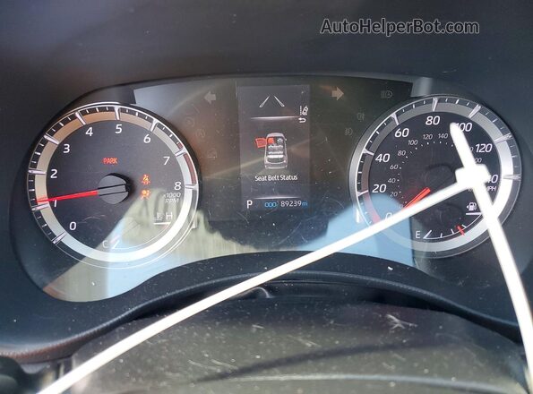 5TDCZRBHXMS073762 2021 TOYOTA HIGHLANDER Белый Вид щитка приборов