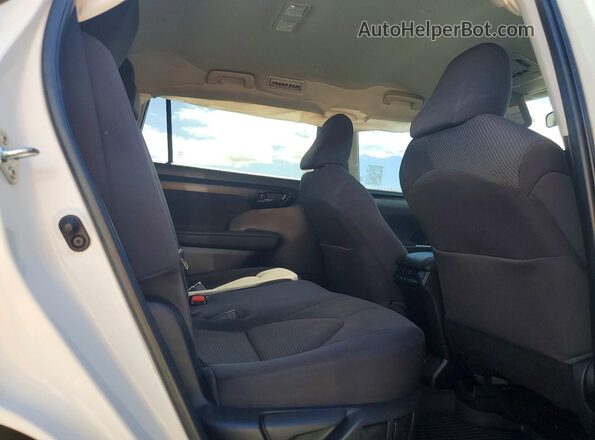 5TDCZRBHXMS073762 2021 TOYOTA HIGHLANDER Белый Вид задних сидений