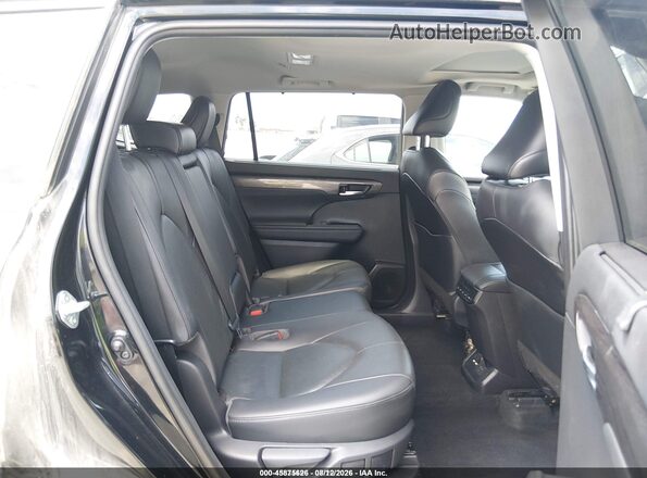 5TDDBRCH2MS523105 2021 TOYOTA HIGHLANDER Black VIN კოდის სტიკერის ხედი