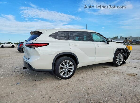 5TDDBRCH9MS527202 2021 TOYOTA HIGHLANDER White Trasero derecho