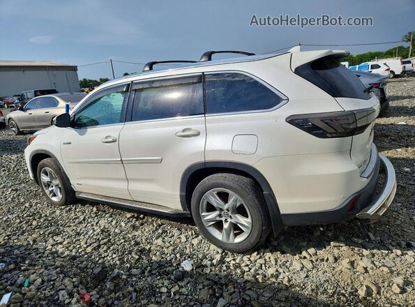 5TDDCRFH7GS014737 2016 TOYOTA HIGHLANDER White Trasero izquierdo