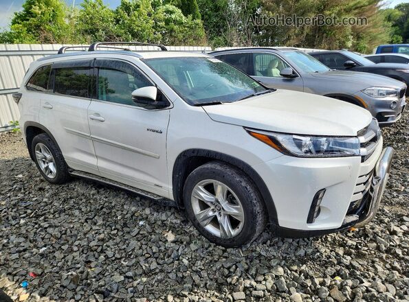 5TDDCRFH7GS014737 2016 TOYOTA HIGHLANDER White Delantero derecho