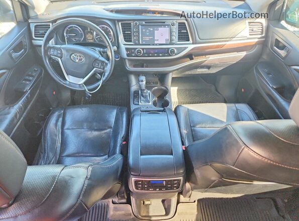 5TDDCRFH7GS014737 2016 TOYOTA HIGHLANDER White Vista del salpicadero