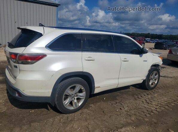 5TDDCRFH7GS016844 2016 TOYOTA HIGHLANDER Белый Задняя правая четверть