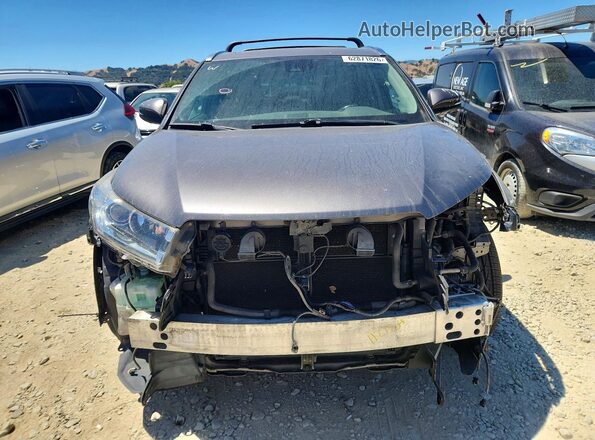 5TDDGRFH5HS029565 2017 TOYOTA HIGHLANDER Gray Front view