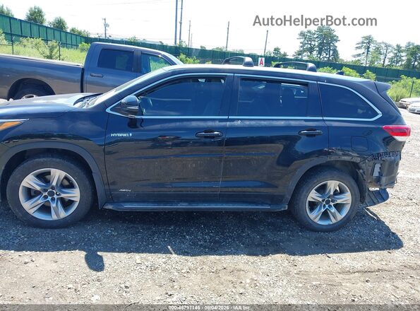 5TDDGRFHXJS047727 2018 TOYOTA HIGHLANDER HYBRID Black სალონის 360-გრადუსიანი ხედი