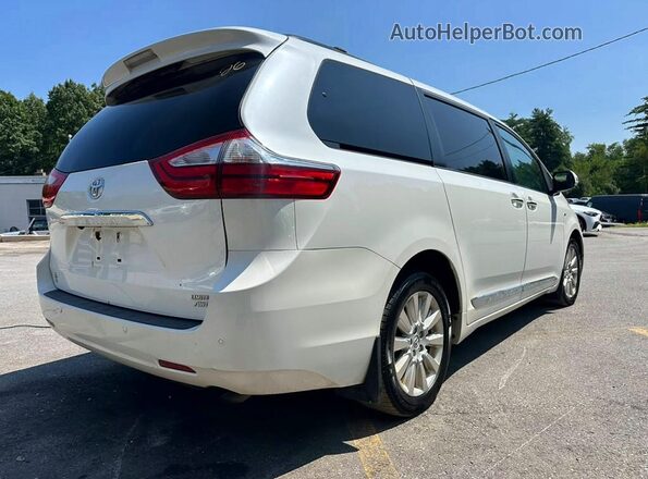 5TDDK3DC3GS131304 2016 TOYOTA SIENNA White Rear right