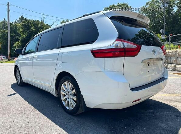 5TDDK3DC3GS131304 2016 TOYOTA SIENNA White Rear left