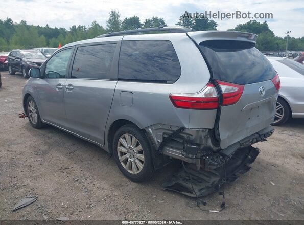 5TDDK3DC3GS135742 2016 TOYOTA SIENNA Silver Tył lewy