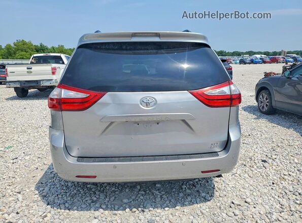 5TDDK3DC3GS140519 2016 TOYOTA SIENNA Silver Հետևի տեսք