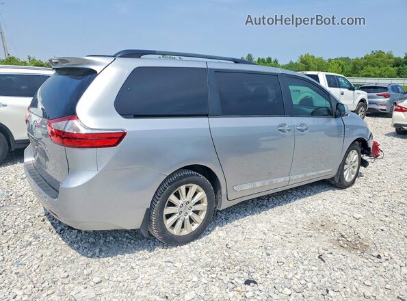 5TDDK3DC3GS140519 2016 TOYOTA SIENNA Silver Հետևի աջ