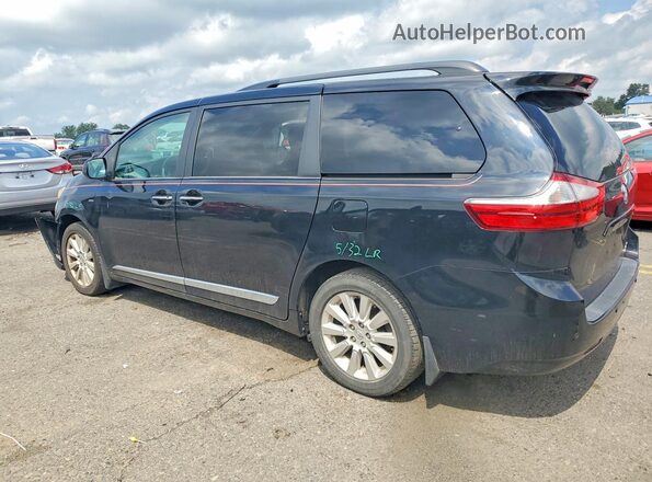 5TDDK3DC5GS139808 2016 TOYOTA SIENNA Black Հետևի ձախ