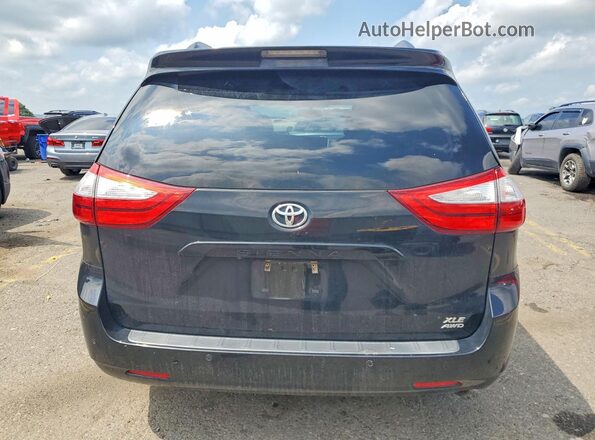 5TDDK3DC5GS139808 2016 TOYOTA SIENNA Black Հետևի տեսք