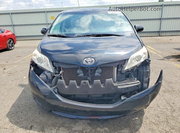 5TDDK3DC5GS139808 2016 TOYOTA SIENNA Black Դիմացի տեսք