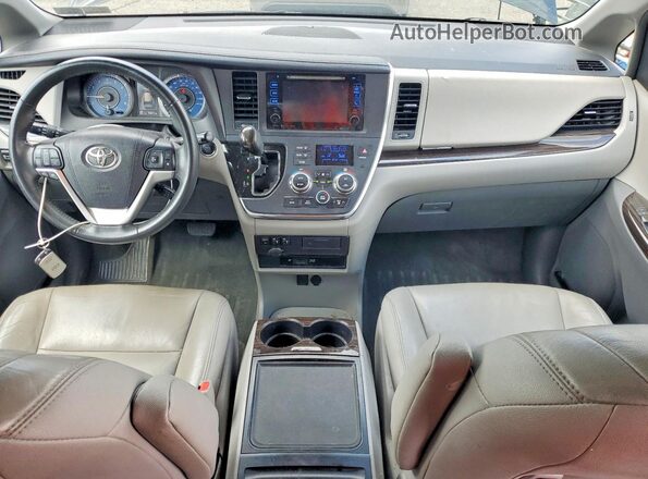 5TDDK3DC5GS139808 2016 TOYOTA SIENNA Black Առջևի վահանակի տեսք