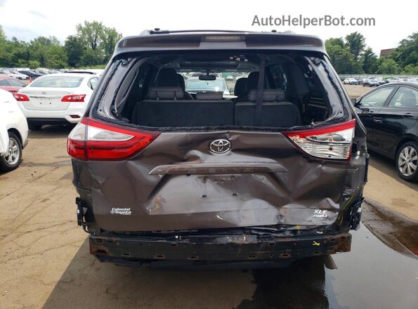 5TDDK3DC6GS143494 2016 TOYOTA SIENNA Gray Вид ззаду