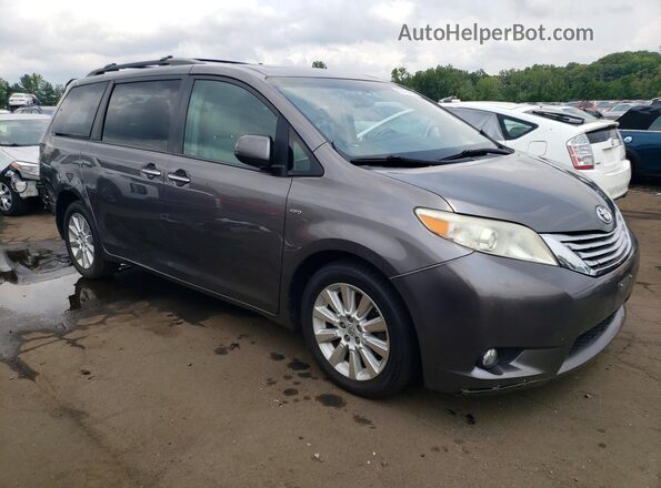 5TDDK3DC6GS143494 2016 TOYOTA SIENNA Gray Передня права чверть