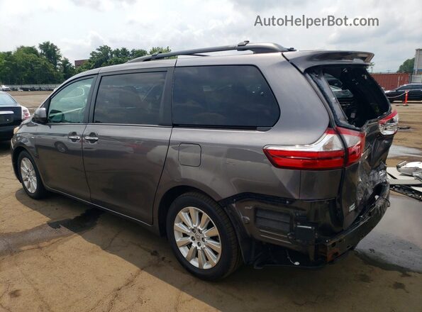 5TDDK3DC6GS143494 2016 TOYOTA SIENNA Gray Задня ліва чверть