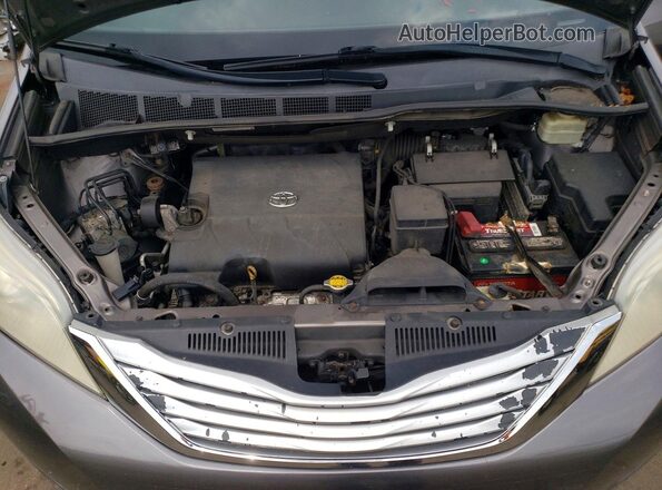 5TDDK3DC6GS143494 2016 TOYOTA SIENNA Gray Вид підкапотного простору