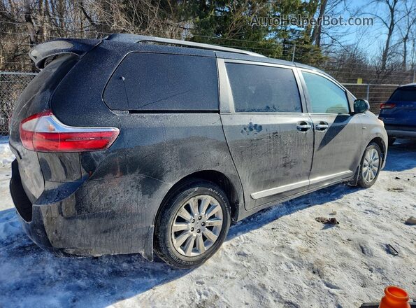5TDDK3DC7GS136005 2016 TOYOTA SIENNA Black Հետևի աջ