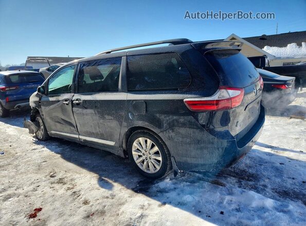 5TDDK3DC7GS136005 2016 TOYOTA SIENNA Black Հետևի ձախ