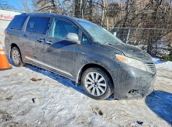 5TDDK3DC7GS136005 2016 TOYOTA SIENNA Black Առջևի աջ