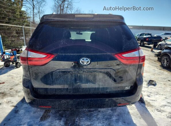 5TDDK3DC7GS136005 2016 TOYOTA SIENNA Black Հետևի տեսք