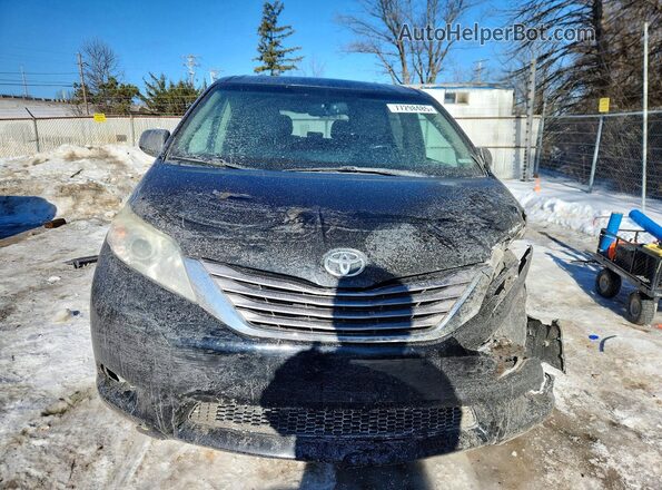5TDDK3DC7GS136005 2016 TOYOTA SIENNA Black Դիմացի տեսք