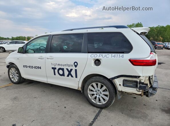 5TDDK3DC7GS136747 2016 TOYOTA SIENNA Белый Задняя левая четверть
