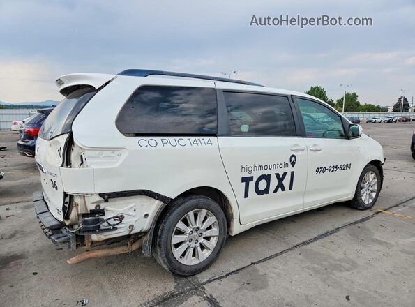 5TDDK3DC7GS136747 2016 TOYOTA SIENNA Белый Задняя правая четверть