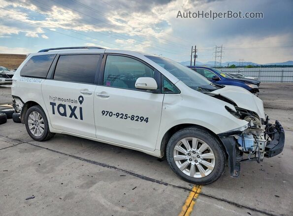 5TDDK3DC7GS136747 2016 TOYOTA SIENNA Белый Передняя правая четверть