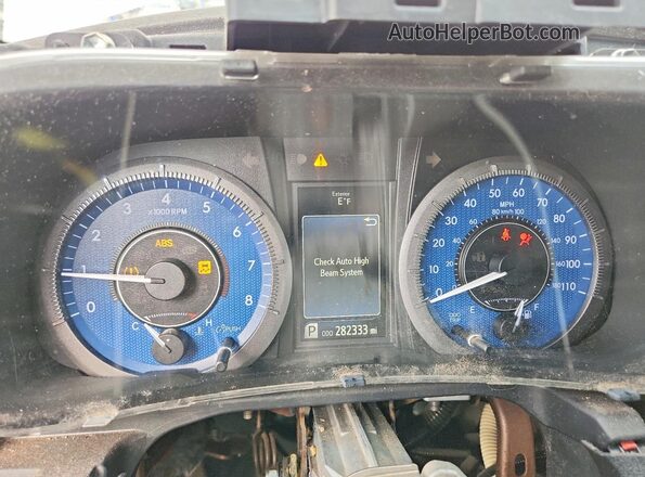5TDDK3DC7GS136747 2016 TOYOTA SIENNA Белый Вид щитка приборов